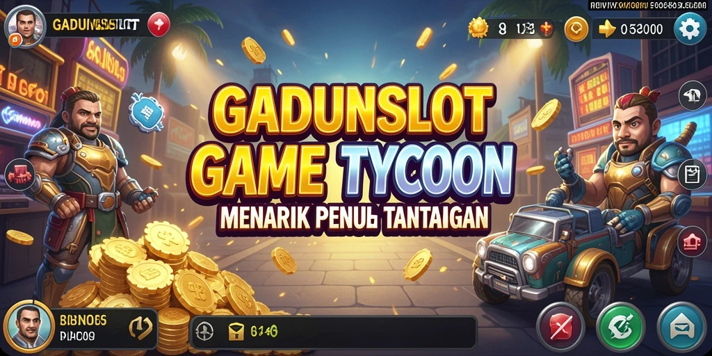 Tampilan gameplay GADUNSLOT yang menegangkan dan penuh strategi.