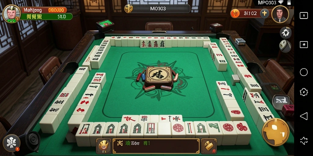 Tampilan visual dari gameplay seru MPO303 yang menunjukkan aksi Mahjong.